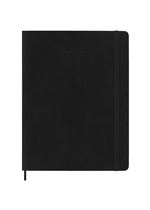 Agenda Moleskine 2026-2027 18 Meses Semanal Extralarge Negra Tapa Blanda
