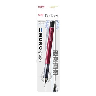 Portaminas Tombow 0,5 mm rojo