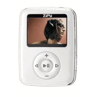 Imagen del reproductor MP3 pequeño de color blanco