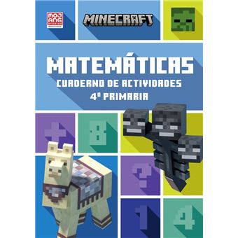 Minecraft oficial: cuaderno de actividades, Matemáticas 4.º