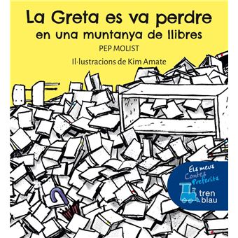 La greta es va perdre en una muntanya de llibres