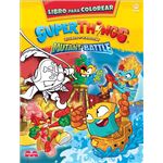 Libro Para Colorear Con Los Superthings Mutant Batle