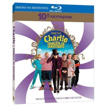 Charlie y la fábrica de chocolate  Ed especial 10º aniversario - Blu-Ray - 1