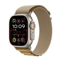 Apple Watch Ultra 2 GPS + Cellular 49mm Caja Titanio natural y Correa Tan Alpine Loop  - Talla L