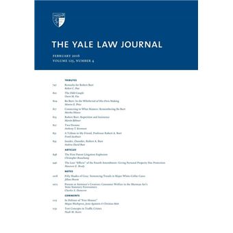 Yale Law Journal: Volume 125, Number 4 - February 2016 - 1