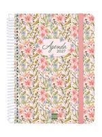 Agenda 16 Meses Finocam Cloe Sep 2026 Dic 2027 E10 155x212 Mm Semana Vista Horizontal Rosa Catalán