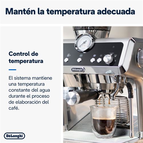 Cafetera Espresso manual De'Longhi La Specialista mini Arte EC9155.MB,  Thermoblock, Express con molinillo, 1400 W, 1.7 l, 15 bar, Metalizado/Negro  - Comprar en Fnac