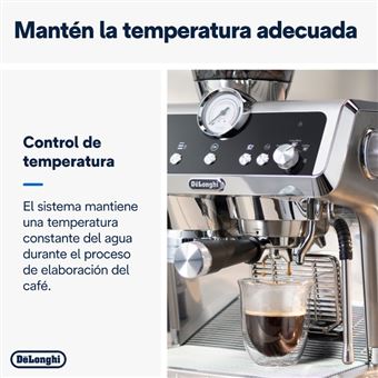 Cafetera superautomática - De'Longhi Rivelia EXAM440.35.B, Molinillo  integrado, 2 depósitos de café, Espumador, 8 recetas, 19 bar, 1450 W, Negro  - Comprar en Fnac