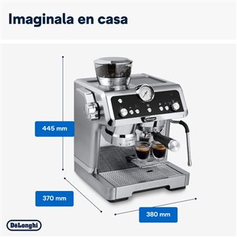 Cafetera espresso automática, 1450W, PrimaDonna Soul, Metal