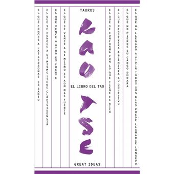 El libro del Tao (Serie Great Ideas) - 1