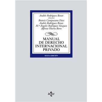 Manual de Derecho Internacional privado