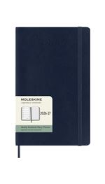 Agenda Moleskine 2026-2027 18 Meses Semanal Large Azul Zafiro Tapa Blanda