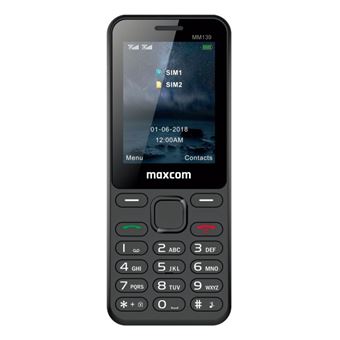 Teléfono móvil Maxcom Classic MM139 Negro