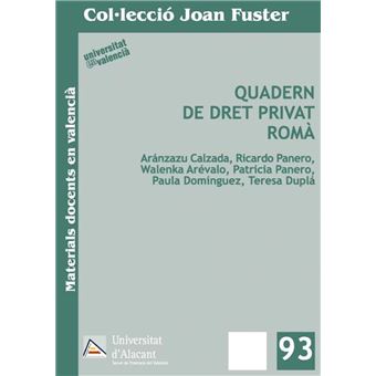Quadern de dret privat romà - 1