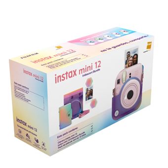 Pack exclusivo Fnac Instax Mini12 Fujifilm + Kit Iridescent (Funda + Álbum + Film de 10 hojas) Verde menta - 1