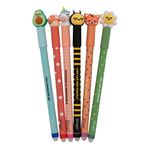 Mr Wonderful Set De 6 Bolis Borrables Bo-bo - Animales