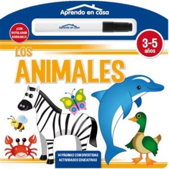 Aprendo en casa - Los animales - Libro-pizarra - 1