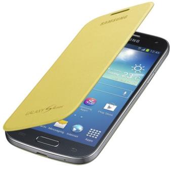 Samsung funda flip cover S4 mini amarilla