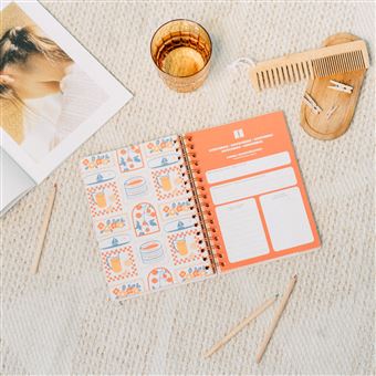 Agenda Semainier 2026 A5 Tropical Treasure - Couverture Rigide, élastique, Stickers, Pour Une Organisation Motivante