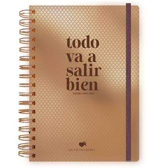 Agenda escolar La Vecina Rubia 2026-2027 Día página Todo va a salir bien - 1