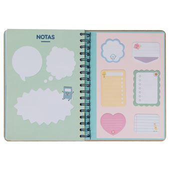Agenda Mr.Wonderful Wonder 2024 Semanal - Tamaño 22.1x15.6 Cm, Frases Motivadoras, Pegatinas Incluídas