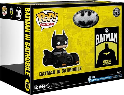 Figura Funko DC Batman 85Th con Batmobile - Figura grande - Los