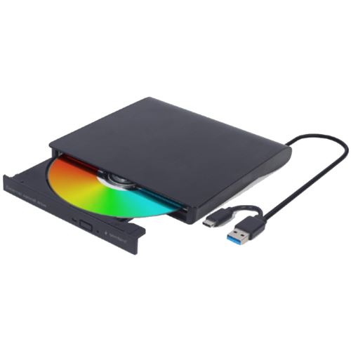 Lector Y Grabador Externo De Cd/dvd Gembird Usb 3.1/usb-c