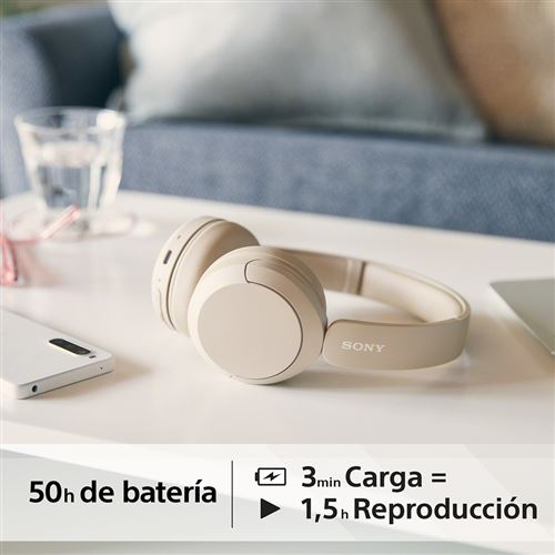 Sony WH-CH520 Auriculares Inalámbricos Bluetooth, hasta 50 Horas de  Autonomía con Carga Rápida y Estilo Diadema, Azul : : Electrónica