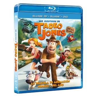 Las aventuras de Tadeo Jones - Blu-Ray + Blu-Ray 3D + DVD - 1