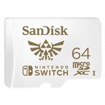 Tarjeta de memoria Sandisk SDSQXAT microSDXC 64GB Zelda para Nintendo Switch