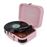 Tocadiscos Bluetooth Prixton VC600 Rosa
