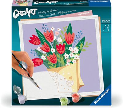 Creart adultos ramo de tulipanes