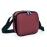Porta alimentos Iris Lunchbag Cubic Silk Burdeos + 2 Tupper herméticos_0