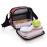 Porta alimentos Iris Lunchbag Cubic Silk Burdeos + 2 Tupper herméticos_2