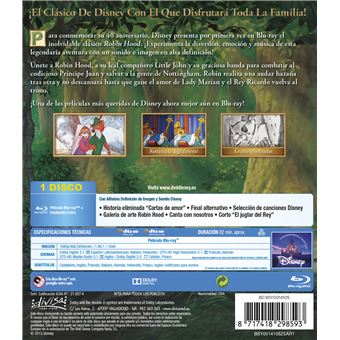 Robin Hood (Edición 40 aniversario - Formato Blu-Ray)