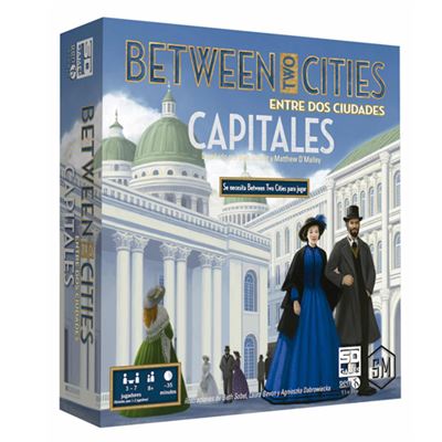 Between two cities - entre dos ciudades. Capitales