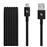 Cable trenzado Apple Beats USB-A a USB-C 1,5m Negro carbón