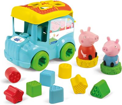 Clementoni peppa pig autobús formas y colores