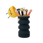 Mr Wonderful Set De 6 Bolis Borrables Bo-bo + Estuche De Silicona Abeja