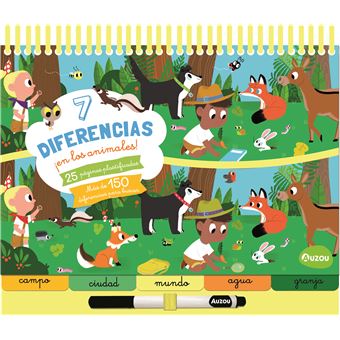 7 diferencias ¡en los animales!