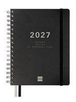 Agenda 16 Meses Finocam Tempus Sep 2026 Dic 2027 4º 155x217 Mm Semana Vista Vertical Negro Español
