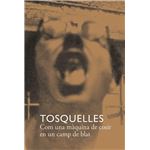 Tosquelles. com una màquina de cosir en un camp de blat