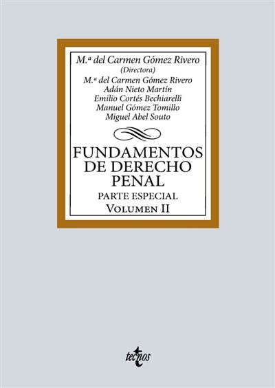 Tecnos Fundamentos De Derecho Penal