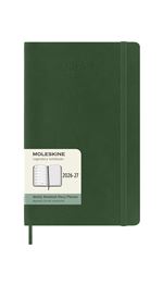 Agenda Moleskine 2026-2027 18 Meses Semanal Large Verde Tapa Blanda