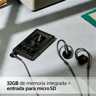 Walkman Sony NW-A306 MP3 32GB Negro - Reproductor MP3 / MP4 - Los