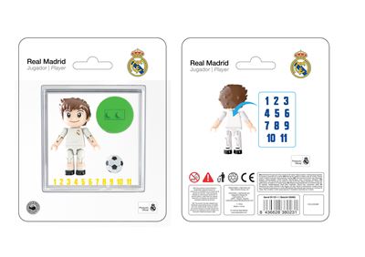 Figura jugador real madrid mod 1 4cm