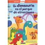 Un dinosaurio en el parque de atracciones
