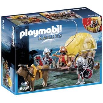 Playmobil Knights Caballeros del Halcón y carruaje del camuflaje