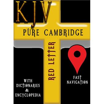 KJV Pure Cambridge Edition (Red Letter) with Dictionaries & Encyclopedia (Easton, Smith, ISBE) - 1