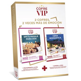 realeza esencia pelo Caja regalo CofreVIP Bundle Spa+masaje para dos /Cena Romántica - CofreVIP  -5% en libros | FNAC
